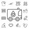 Laboratory on wheels icon. Blood donation icons universal set for web and mobile