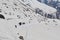 Laborer reopening Kedarnath trek locked by snowfall.