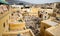 Laborers working on rehab in the Chouwara leather tannery in the Fez El Bali Medina.