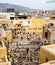 Laborers working on rehab in the Chouwara leather tannery in the Fez El Bali Medina.