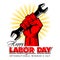 Labour Day fist poster