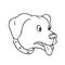 Labrador Retriever Surprised Drawing