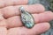 Labradorite pendant with silver ornaments