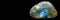 Labradorite is rare precious natural geological stone on gradient background in low key, isolate. AI generated.