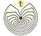 Labyrinth Indean for meditation and good luck