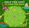 Labyrinth maze help dinosaur find the egg, riddle