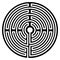 Labyrinth spiral life way center fate ur symbol dead end meditative