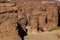 Labyrithe of rock formation called d`Oyo in Ennedi Plateau on Sahara dessert, Chad, Africa.