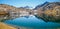 Lac Blanc near Etendard refuge on the way to Saint Sorlin glacier, France