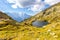 Lac De Cheserys.lake, mont Blanc mountain range, Chamonix