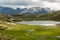 Lac De Nino in Corsica with mountains in the background