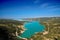 Lac de Ste Croix, panoramic view