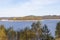 Lac de Vassiviere, Creuse, Nouvelle-Aquitaine, France, in autumn