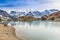 Lac des Cheserys And Mont Blanc - France