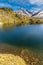 Lac des Cheserys And And Mountain Range - France