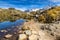 Lac des Cheserys And Mountain Range - France