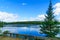 Lac-des-Dix-Milles lake, in Mont Tremblant National Park