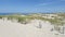 Lacanau Beach in France with sand and ocean