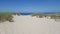 Lacanau Beach in France with sand and ocean
