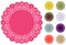 Lace Doily Place Mats, Pantone Fashion Colors