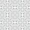 Lace on grey, simple vector geometrical pattern