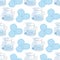 Lace & Ice Water-Garden Tea Party,Seamless Repeat Pattern