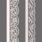 Lace Ribbon. Seamless Pattern. Set.