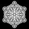 Lace round paper doily, doily to decorate the cake, doily under the plates, festive doily, white doily, lacy snowflake