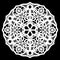 Lace round paper doily, doily to decorate the cake, doily under the plates, festive doily, white doily, lacy snowflake