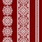 Lace Vertical Seamless Pattern. Ribbons.