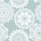 Lace white seamless mesh pattern.