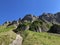 Lachenstock Mountain above the valley Wagital and alpine Lake Wagitalersee Waegitalersee, Innerthal - Canton of Schwyz