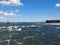 Lachine Rapids view seen from the Rapids Park in Montreal, Quebec, Canada on s sunny summer day