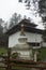 Lachung Stupa with Lachung monastery in background