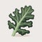 Lacinato Kale Vegetable Cute Playful Flat Icon by Generative AI