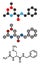 Lacosamide anticonvulsant drug molecule