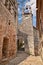 Lacoste, Vaucluse, Provence, France: the bell and clock tower in