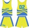 Lacrosse Uniforms Shirts and Shorts vectors