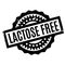 Lactose Free rubber stamp