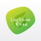 Lactose free vector icon. Isolated green gradient sign. Symbol for food label, drink, product, diet without milk, dairy, design