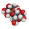 Lactose milk sugar molecule