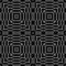 Lacy geometric black and white vector seamless pattern. Intricate grid background. Monochrome repeat net backdrop