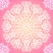 Lacy pink ornate seamless pattern