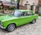 Lada Old soviet sedan car. Russian classic car.