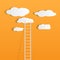 Ladder Clouds Illustration