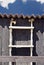 Ladder on fisherman shed