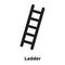 Ladder icon vector isolated on white background, logo concept of