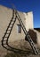 Ladder and Shadow at San Lorenzo Church, Picuris Pueblo, NM