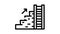 ladder and stair line icon animation