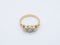 Ladies Antique Gold Ring Three Stones